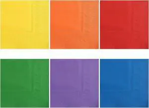 Natnarr 120 Pcs Rainbow Cocktail Napkins, 5×5 Inch Colorful Napkin | Soft Absorbent Gradient Rainbow Colors Napkin for Kids Birthday Baby Showers Holiday Back to School Party Supplies, 6 Colors Natnarr 120 Pcs Rainbow Cocktail Napkins, 5×5 Inch Colorful Napkin | Soft Absorbent Gradient Rainbow Colors Napkin for Kids Birthday Baby Showers Holiday Back to School Party Supplies, 6 Colors