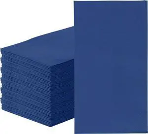 SietDESEO 50 Pieces Navy Blue Dinner Napkins 3-ply Guest Bathroom Napkins Disposable Hand Towels for Bathroom Wedding Birthday Party Blue Paper Dinner Napkin SietDESEO 50 Pieces Navy Blue Dinner Napkins 3-ply Guest Bathroom Napkins Disposable Hand Towels for Bathroom Wedding Birthday Party Blue Paper Dinner Napkin