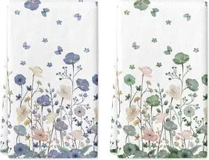 Wildflower Hand Towels Set of 2,Summer Flowers Bath Hand Towels for Bathroom Decorative Soft Absorbent Face Towels for Bathroom Spring Home Hotel Gym Spa Yoga Kitchen 18"x26" Wildflower Hand Towels Set of 2,Summer Flowers Bath Hand Towels for Bathroom Decorative Soft Absorbent Face Towels for Bathroom Spring Home Hotel Gym Spa Yoga Kitchen 18"x26"
