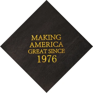 Crisky 50th Birthday Disposable Napkins Black and Gold Dessert Beverage Cocktail Cake Napkins 50th Birthday Decoration Party Supplies for Man, Vintage 1976, 50 Pack 4.9"x4.9" Folded Crisky 50th Birthday Disposable Napkins Black and Gold Dessert Beverage Cocktail Cake Napkins 50th Birthday Decoration Party Supplies for Man, Vintage 1976, 50 Pack 4.9"x4.9" Folded