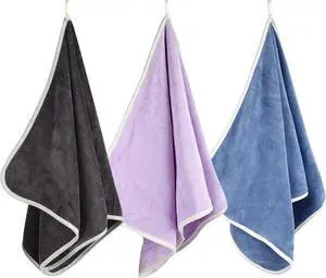 Hoiny 3 Pack Microfiber Gym Towels, Super Soft, Quick Drying, 14.2" x 30" | Absorbent Towel for Fitness, Yoga, Swimming, Sports, Workout, Skin-Friendly for Women Men Hoiny 3 Pack Microfiber Gym Towels, Super Soft, Quick Drying, 14.2" x 30" | Absorbent Towel for Fitness, Yoga, Swimming, Sports, Workout, Skin-Friendly for Women Men