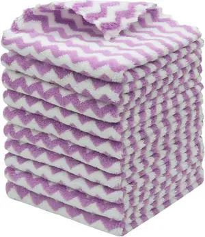 Microfiber Cleaning Cloth, 10 Pack Microfiber Rags,12inx12in,Purple | Lint Free Dish Cleaning Cloths, Fast Drying Dish Rags For Cleaning, Absorbent Washcloths Microfiber Cleaning Cloth, 10 Pack Microfiber Rags,12inx12in,Purple | Lint Free Dish Cleaning Cloths, Fast Drying Dish Rags For Cleaning, Absorbent Washcloths