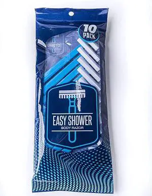 Disposable Body Razor for Men (10 Pack) - Sensitive Body Razors/Blades (Blue) Disposable Body Razor for Men (10 Pack) - Sensitive Body Razors/Blades (Blue)