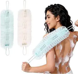 African Net Sponge for Shower, 2PCS Adjustable Exfoliating Washcloth Towel, Body Scrubber Exfoliator for Men & Women, Back Loofah Sponge for Deep Cleaning, Back Washer Wash Sponge for Men Women African Net Sponge for Shower, 2PCS Adjustable Exfoliating Washcloth Towel, Body Scrubber Exfoliator for Men & Women, Back Loofah Sponge for Deep Cleaning, Back Washer Wash Sponge for Men Women