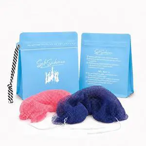 SubSahara African Net Sponge 2 Pack,45-Inch Body & Back Scrubber SubSahara African Net Sponge 2 Pack,45-Inch Body & Back Scrubber