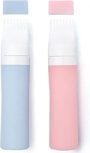 2 Pack Silicone Hair Oil Applicator Bottle, 2.7 Ounce Scalp Oil Applicator 2 Pack Silicone Hair Oil Applicator Bottle, 2.7 Ounce Scalp Oil Applicator