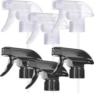 6 Pack Spray Bottle Nozzle Replacement, Universal Spray Tops, Mist & Stream 6 Pack Spray Bottle Nozzle Replacement, Universal Spray Tops, Mist & Stream