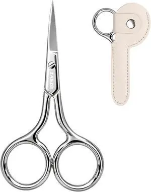 3.8 Inch Silver Eyebrow Scissors for Women Personal Care 3.8 Inch Silver Eyebrow Scissors for Women Personal Care