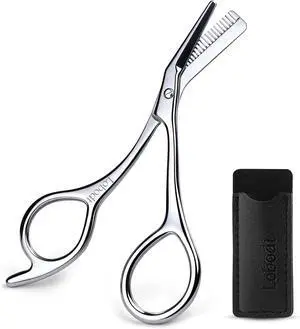 Eyebrow shears with combs, Eyebrow scissors,4.65-inch small eyelash trimming scissors, Suitable for both women and menPrecise eyebrow trimmers, easily create delicate eyebrow shapes, with PU Case Eyebrow shears with combs, Eyebrow scissors,4.65-inch small eyelash trimming scissors, Suitable for both women and menPrecise eyebrow trimmers, easily create delicate eyebrow shapes, with PU Case