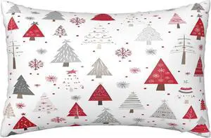 Satin Pillowcase with Zipper Queen Size Winter Tree Pillow Cover 20"x30" White Tree Silk Pillow Case for Hair and Skin Cooling Pillowcase Satin Pillowcase with Zipper Queen Size Winter Tree Pillow Cover 20"x30" White Tree Silk Pillow Case for Hair and Skin Cooling Pillowcase