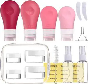16 Pack Travel Bottles Set for Toiletries,TSA Approved Travel Size Containers Leak Proof Silicone Squeezable Tubes Travel Accessories 2oz 3oz for Shampoo Conditioner Lotion Body Wash 16 Pack Travel Bottles Set for Toiletries,TSA Approved Travel Size Containers Leak Proof Silicone Squeezable Tubes Travel Accessories 2oz 3oz for Shampoo Conditioner Lotion Body Wash