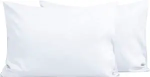 2 Pack Microfiber Toddler Pillowcases, 14 x 20 Inches Fits Baby Pillow Sized 12 x 16, 13 x 18 or 14 x 20, Soft and Cozy Small Travel Pillow Covers with Envelope Closure, White 2 Pack Microfiber Toddler Pillowcases, 14 x 20 Inches Fits Baby Pillow Sized 12 x 16, 13 x 18 or 14 x 20, Soft and Cozy Small Travel Pillow Covers with Envelope Closure, White