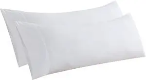 Body Pillow Cover(2 Pack), Ultra Soft Microfiber Pillowcases, Breathable Long Pillow Case, Envelope Closure - White (20x54 inch) Body Pillow Cover(2 Pack), Ultra Soft Microfiber Pillowcases, Breathable Long Pillow Case, Envelope Closure - White (20x54 inch)