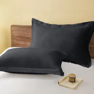 Standard Pillow Shams Set of 2 Dark Grey Pillow Shams Soft Microfiber Pillow Covers with Envelope Closure, Fade, Wrinkle and Shrink Resistant Bed Pillow Cases, 20 × 26 Inches Standard Pillow Shams Set of 2 Dark Grey Pillow Shams Soft Microfiber Pillow Covers with Envelope Closure, Fade, Wrinkle and Shrink Resistant Bed Pillow Cases, 20 × 26 Inches