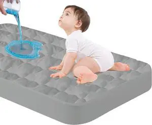 Pack and Play Mattress Pad Protector Sheet Fitted Waterproof Mattress Cover Pack and Play Mattress Pad Protector Sheet Fitted Waterproof Mattress Cover