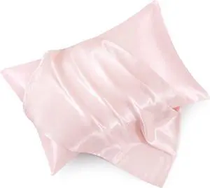 Blush Pink Satin Pillowcase Queen Size Set of 2 for Hair and Skin, Blush Pink Silk Pillowcase Breathable Pillowcase with Envelope Closure Blush Pink Satin Pillowcase Queen Size Set of 2 for Hair and Skin, Blush Pink Silk Pillowcase Breathable Pillowcase with Envelope Closure