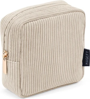 Small Makeup Bag for Purse Mini Cosmetics Bag Corduroy Cute Cosmetic Pouch for Women with Slip-in Pockets Small Makeup Bag for Purse Mini Cosmetics Bag Corduroy Cute Cosmetic Pouch for Women with Slip-in Pockets