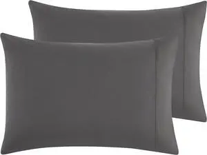 Pillow Case Pillow Cases Standard Size - Soft Microfiber Pillowcases - Ultra Cooling Queen Pillow Cases - Stain & Fade Resistant Dark Grey Pillow Cases Set of 2-20x30 Pillow Case Pillow Cases Standard Size - Soft Microfiber Pillowcases - Ultra Cooling Queen Pillow Cases - Stain & Fade Resistant Dark Grey Pillow Cases Set of 2-20x30