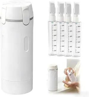 4-in-1 Travel Dispenser Bottle, TSA Approved Leakproof Set(White) 4-in-1 Travel Dispenser Bottle, TSA Approved Leakproof Set(White)