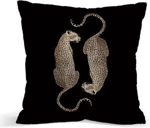 Funky Cheetah Print Throw Pillow Cover, Leopard Pillow Covers 18x18, Girls Stockholm Room Decor Aesthetic, Trendy Y2K Leopard Room Decor for Bedroom Dorm Trendy Home Funky Cheetah Print Throw Pillow Cover, Leopard Pillow Covers 18x18, Girls Stockholm Room Decor Aesthetic, Trendy Y2K Leopard Room Decor for Bedroom Dorm Trendy Home
