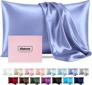 Silk Pillow Cases Mulberry Silk Pillowcases Soft Breathable Both Sided Natural Silk Pillowcase with Zipper Beauty Sleep Silk Pillow Cases 1 Pc for Gift (Standard, Cornflower Blue) Silk Pillow Cases Mulberry Silk Pillowcases Soft Breathable Both Sided Natural Silk Pillowcase with Zipper Beauty Sleep Silk Pillow Cases 1 Pc for Gift (Standard, Cornflower Blue)