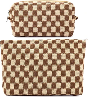 2Pcs Checkered Makeup Bag for Women Large Small Checkered Cosmetic Bag Set Aesthetic Preppy Pencil Case Cute Pencil Pouch Brown Makeup Pouch for Purse Travel Toiletry Bags Zipper Skincare Bags 2Pcs Checkered Makeup Bag for Women Large Small Checkered Cosmetic Bag Set Aesthetic Preppy Pencil Case Cute Pencil Pouch Brown Makeup Pouch for Purse Travel Toiletry Bags Zipper Skincare Bags