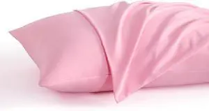Standard Microfiber Pillowcases, Set of 2, Pink Standard Microfiber Pillowcases, Set of 2, Pink