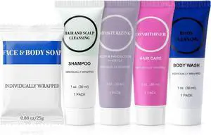 Toiletries Individually Wrapped Set Bulk, Travel Size 1 Fl oz (Pack of 10) Toiletries Individually Wrapped Set Bulk, Travel Size 1 Fl oz (Pack of 10)