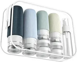 16 Pack Travel Bottles Set - TSA Approved Toiletry Bottles, Leak Proof Refillable Silicone Travel Size Containers with Jars, Spray Bottles, Funnel, Brush & Clear Bag for Carry-On, Camping & Vacation 16 Pack Travel Bottles Set - TSA Approved Toiletry Bottles, Leak Proof Refillable Silicone Travel Size Containers with Jars, Spray Bottles, Funnel, Brush & Clear Bag for Carry-On, Camping & Vacation