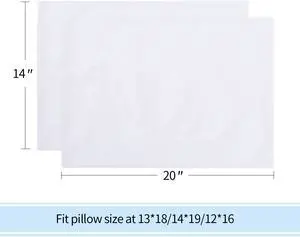 100% Cotton Toddler Pillowcase/Travel Pillowcase Pack of 2 Set 14x20 Inches with Envelope Closure - Hypoallergenic, Soft & Breathable Kid Pillow Case Cover Solid White 100% Cotton Toddler Pillowcase/Travel Pillowcase Pack of 2 Set 14x20 Inches with Envelope Closure - Hypoallergenic, Soft & Breathable Kid Pillow Case Cover Solid White