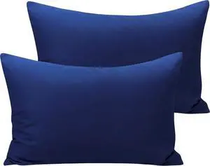 Microfiber Toddler Pillowcases with Envelope Closure, 2 Pack 100% Brushed Microfiber Super Soft Travel Kids Nursery Pillow Cases, 14"x20" Fits Pillows Sized 12"x16" 13"x18" 14"x19", Navy Blue Microfiber Toddler Pillowcases with Envelope Closure, 2 Pack 100% Brushed Microfiber Super Soft Travel Kids Nursery Pillow Cases, 14"x20" Fits Pillows Sized 12"x16" 13"x18" 14"x19", Navy Blue