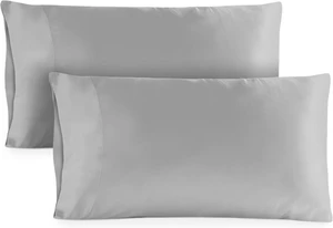 Soft Pillowcases Set of 2, Silky Soft Pillow Cases for Hair and Skin, Breathable Luxury Bed Pillow Covers with Envelope Closure, Queen/King Size Soft Pillowcases Set of 2, Silky Soft Pillow Cases for Hair and Skin, Breathable Luxury Bed Pillow Covers with Envelope Closure, Queen/King Size