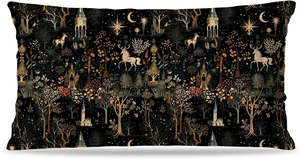 Medieval Dark Gothic Forest Pillow Covers 12x20 Double-Sided, Cottagecore Room Decor, Boho Witchy Celestial Whimsical Forest Horse Castle Decorative Pillow Covers for Home Bedroom Living Room Medieval Dark Gothic Forest Pillow Covers 12x20 Double-Sided, Cottagecore Room Decor, Boho Witchy Celestial Whimsical Forest Horse Castle Decorative Pillow Covers for Home Bedroom Living Room