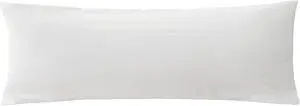 Soft Brushed Microfiber Fabric Zipper Pillow Case, Cozy and Lightweight, Easy Care, White, Body, 20" x 60" Soft Brushed Microfiber Fabric Zipper Pillow Case, Cozy and Lightweight, Easy Care, White, Body, 20" x 60"