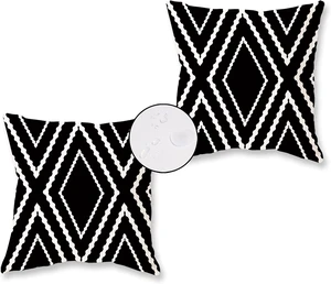 Black and White Outdoor Pillow Covers 18x18 Waterproof Geometric Boho Pillows Patio Furniture Cushion Case Set of 2 Black and White Outdoor Pillow Covers 18x18 Waterproof Geometric Boho Pillows Patio Furniture Cushion Case Set of 2