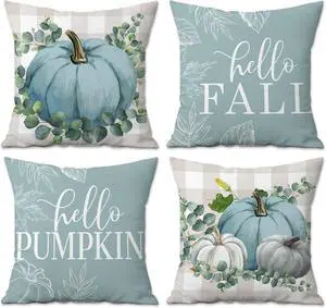 Fall Pillow Covers 18x18 Set of 4, Fall Decorations for Home Fall Pillow Covers 18x18 Set of 4, Fall Decorations for Home