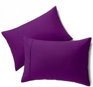 Standard Pillow Cases Set of 2, Microfiber Cooling Pillowcases, Soft Breathable Envelope Closure Pillow Covers, Wrinkle Free Easy Care Bed Pillowcases, Standard Size 20x26 Inches, Purple Standard Pillow Cases Set of 2, Microfiber Cooling Pillowcases, Soft Breathable Envelope Closure Pillow Covers, Wrinkle Free Easy Care Bed Pillowcases, Standard Size 20x26 Inches, Purple