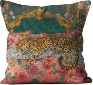 Maximalist Funky Tiger Leopard Cheetah Pillow Covers 18x18, Eclectic Home Decor, Tropical Trendy Preppy Colorful Tiger Decorative Throw Pillow Covers Pillowcases for Living Room Bedroom Maximalist Funky Tiger Leopard Cheetah Pillow Covers 18x18, Eclectic Home Decor, Tropical Trendy Preppy Colorful Tiger Decorative Throw Pillow Covers Pillowcases for Living Room Bedroom