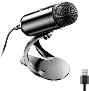 USB Computer Microphone, Podcast Mic Desktop with Mute Button for Recording Streaming, Omnidirectional Condenser, Plug&Play Stand with Volume Control for PC, Laptop, Mac, YouTube USB Computer Microphone, Podcast Mic Desktop with Mute Button for Recording Streaming, Omnidirectional Condenser, Plug&Play Stand with Volume Control for PC, Laptop, Mac, YouTube