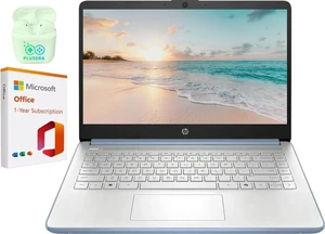14" LED Business Laptop with Quad-Core N150 Processor, Windows 11 S, 1-Year Office 365 & PLUSERA Earphones (Sky Blue, 4GB RAM) 14" LED Business Laptop with Quad-Core N150 Processor, Windows 11 S, 1-Year Office 365 & PLUSERA Earphones (Sky Blue, 4GB RAM)