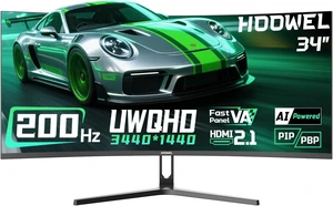 34" 200Hz UWQHD Curved Gaming Monitor 3440×1440P 34" 200Hz UWQHD Curved Gaming Monitor 3440×1440P