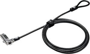 NanoSaver Resettable Combination Laptop Lock Computer Security Locking Cable for Ultra-Thin Laptops, 4-Wheel Number Code (K60603WW) NanoSaver Resettable Combination Laptop Lock Computer Security Locking Cable for Ultra-Thin Laptops, 4-Wheel Number Code (K60603WW)