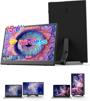 1080P IPS Slim Wireless Portable Monitor AirPlay & Miracast Support 1080P IPS Slim Wireless Portable Monitor AirPlay & Miracast Support