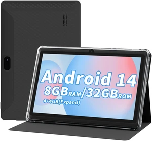 7-Inch Android 14 Tablet with Case 8GB RAM 32GB ROM, Supports 1TB Expand, Quad-Core, Dual Camera, Bluetooth, 5G WiFi-6, 3000mAh Battery (Includes Tablet Cover) 7-Inch Android 14 Tablet with Case 8GB RAM 32GB ROM, Supports 1TB Expand, Quad-Core, Dual Camera, Bluetooth, 5G WiFi-6, 3000mAh Battery (Includes Tablet Cover)