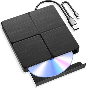 Dual-Interface Blu-ray Optical Writer USB 3.0/Type-C for Windows, Mac & Linux Dual-Interface Blu-ray Optical Writer USB 3.0/Type-C for Windows, Mac & Linux