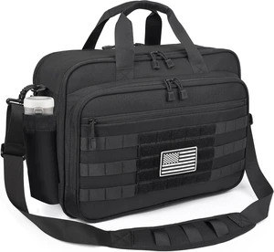 17.3-Inch Tactical Messenger Laptop Bag Large Military Briefcase for Men, Computer Work Office Bag with YKK Zippers 17.3-Inch Tactical Messenger Laptop Bag Large Military Briefcase for Men, Computer Work Office Bag with YKK Zippers