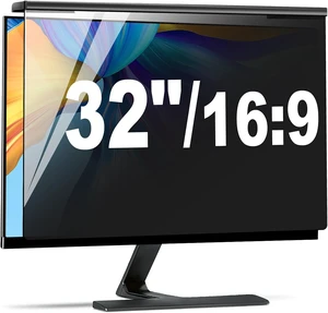 Hanging 32-Inch Computer Privacy Screen Filter Compatible with Flat 32" 16:9 Widescreen Monitors, Protects Eyes from Glare & Blue Light Hanging 32-Inch Computer Privacy Screen Filter Compatible with Flat 32" 16:9 Widescreen Monitors, Protects Eyes from Glare & Blue Light