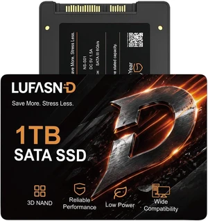 1TB Internal SATA SSD 2.5-Inch SATA III 6Gb/s, Up to 520MB/s Read, 3D NAND Flash, for Laptop & Desktop PC 1TB Internal SATA SSD 2.5-Inch SATA III 6Gb/s, Up to 520MB/s Read, 3D NAND Flash, for Laptop & Desktop PC
