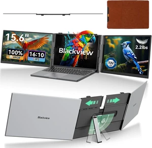 DCM8 15.6" 1080P FHD IPS Triple Laptop Screen Extender Two-Cable USB-C Portable External Screen for 14-17" Laptops, Plug & Play with Windows/Mac/Chrome OS/Mobile DCM8 15.6" 1080P FHD IPS Triple Laptop Screen Extender Two-Cable USB-C Portable External Screen for 14-17" Laptops, Plug & Play with Windows/Mac/Chrome OS/Mobile