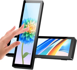 Upgraded 8.8-Inch Touchscreen Mini Monitor for PC 1920x480 Stretched Bar IPS Screen, Temperature Sensor Panel LCD for RPi, AIDA64, ARGB Computer Case Upgraded 8.8-Inch Touchscreen Mini Monitor for PC 1920x480 Stretched Bar IPS Screen, Temperature Sensor Panel LCD for RPi, AIDA64, ARGB Computer Case